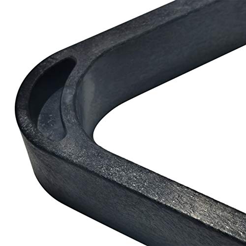 BALIKEN Triangle 8 Ball and 9 Ball Rack for Pool Table, Suited for 2-1/4" Pool Balls, Billiard Racks Pool Table Accessories (Triangle/Plastic, Black)