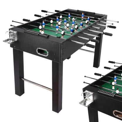 47Inch Large Size Foosball Table for Adults Competition Full Size Soccer Game Table Football Arcade Heavy-Duty Playing Machine for Indoor Game Room