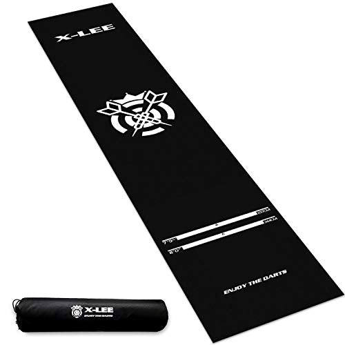 WL&ALLEN Professional and Cool Dart Mat Non Slip - color: black