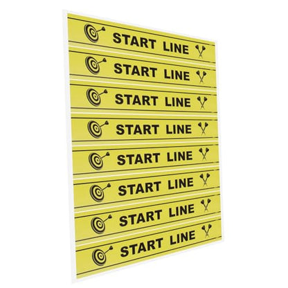 BESPORTBLE Dart Spot Ground Line Marking Game Floor Marker for Outdoor Darts Game