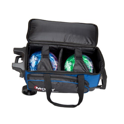 Moxy Bowling Products Double Roller Bowling Bag - color: Royal/Black