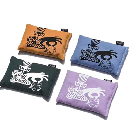 Yikun Disc Golf Grip Bag, Sweat Absorber Dry Hand Pouch, Essential Disc Golf Accessories, Substitute Chalk Bag with Active Aluminum Oxide Granules for Moisture Control(Random Color)