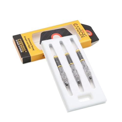 CUESOUL TERO AK7 Carbon Dart Shafts/Stem Built-in Spring Telescopic,Set of 3 pcs - size: C-35mm