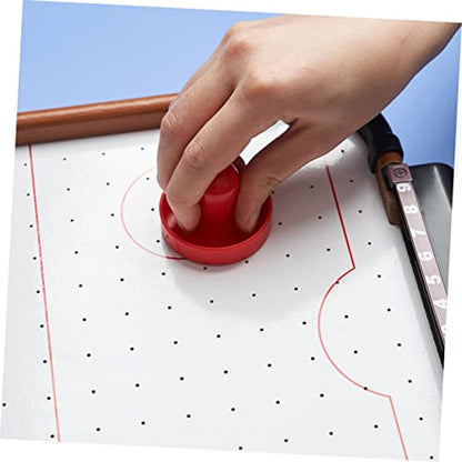 1set Air Hockey Pucks Ergonomic Paddles and Hockey Discs Indoor Game Accessory for Family Fun and Entertainment Includes and Paddles
