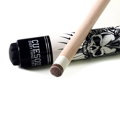 CUESOUL 58 inch 1/2 Maple Pool Cue Stick Kit-Rockin Series - color: G407, size: 21oz