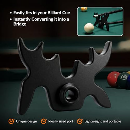 Beer City Billiards - Slip-On Portable Moosehead Bridge Cue Rest