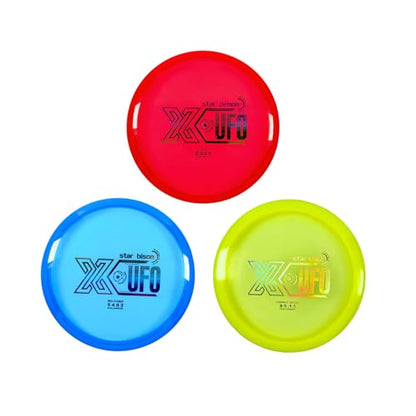 X-UFO Disc Golf Set - Disc Golf Starter Set, Includes 1 Putter, 1 Driver, and 1 midrange disc, Weighing 170-178 Grams Suitable for Beginners and Professional disc Golf tournaments - color: Set 7