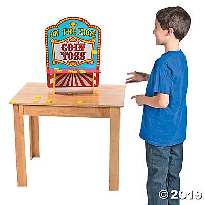Fun Express - On The Edge Carnival Coin Drop Game - 20 Inches Tall - (Includes 30 Coins)