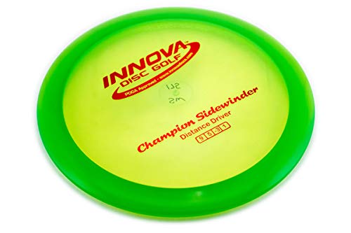 Innova Disc Golf Champion Material Sidewinder Golf Disc (Colors may vary) - color: Yellow/Blue/Pink, size: 173-175gm