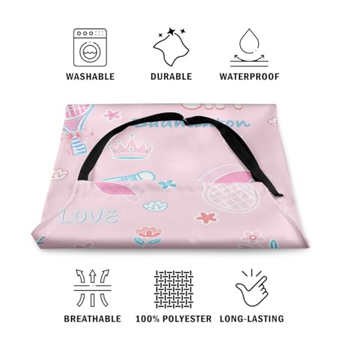 Castle Fairy Boy Soccer Kitchen Apron - color: Pink Badminton