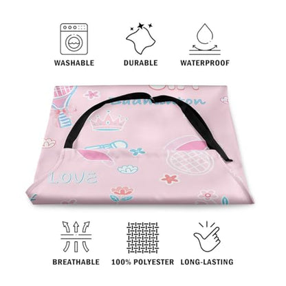 Castle Fairy Boy Soccer Kitchen Apron - color: Pink Badminton