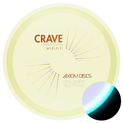 Axiom Discs Total Eclipse Glow 2.0 Crave Disc Golf Fairway Driver (Colors May Vary) - size: 165-170g