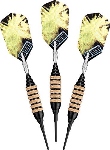 Viper Spinning Bee Soft Tip Darts with Casemaster Storage/Travel Case, 16 Grams - color: Black