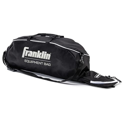 Franklin Sports Youth Baseball + Softball Bat Bag - Boys + Girls Tee Ball, Softball + Baseball Bag for Kids - color: Black