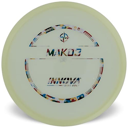 Innova Proto Glow Champion Mako3 – Glow in the Dark Disc Golf Mid-Range Disc - size: 178-180g
