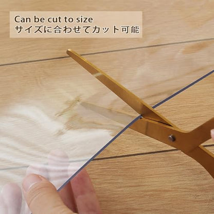 Clear PVC Mat for Desk Thickness 0.04in Home Floor Protector Mat Desk Writing Mat for Office Gaming Chairs Coffee Table Bedroom(12x12in) - size: 12x12in