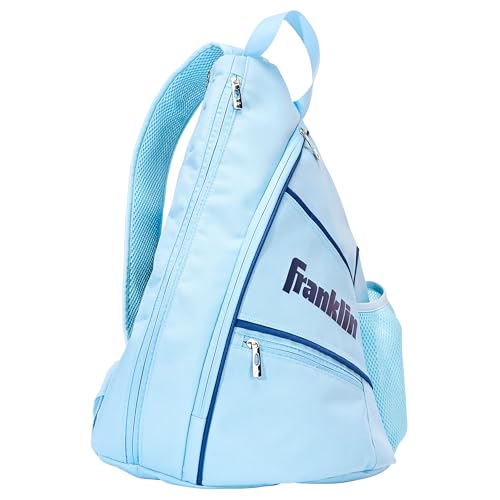 Franklin Sports Pickleball Bags - Sling Bag Backpack for Gear + Equipment - Men + Women - Holds Paddles, Balls + Accessories - color: Carolina Blue, size: One Size