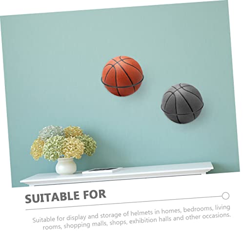 1set Wall-Mounted Sports Rack Basketball Football Display Stand for Organized Storage Easy Installation Design for Home Gym Playroom