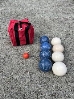 BuyBocceBalls Listing - Premium Quality, Official Tournament-Grade Pallino or Pallina for Bocce - Regulation Size 60mm - Red - Use with 100, 107 or 110+mm Bocce Balls