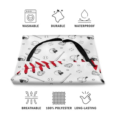 Castle Fairy Basketball Kitchen Apron - color: Sketch Baseball