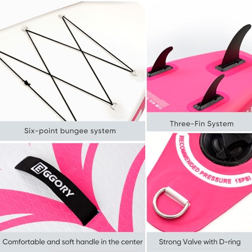 Inflatable Paddle Board,Stand Up Paddle Board Set, Extra Wide SUP Board with Removable Fin, Floating Paddle, Hand Pump, Waterproof Phone Pouch,Traveling Board - color: TT pink /Kayak Seat