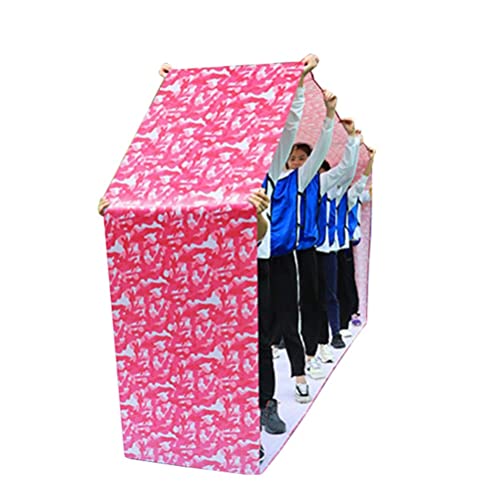 1PCS Field Day Teamwork Games Playing Run Mat, Adult Kids Outdoor Carnival Activity Group Collaboration Game (Color : 2#, Size : Kids-4M/13FT) - color: 2#, size: Kids-4M/13FT
