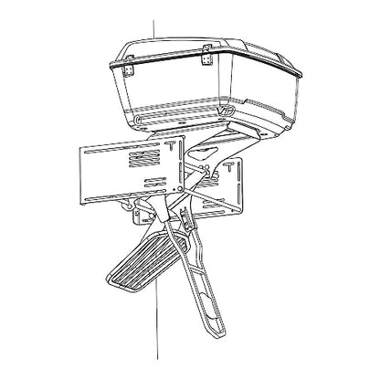 Tour Pack Trunk Wall Mount Storage Luggage Rack for Harly Davidson Road Glide/Road King/Street Glide/Electra Glide, Replace# 93100005 (Multifunctional) - style: Multifunctional