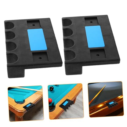 POPETPOP 2pcs Billiard Cue Rack Durable Pool Stick Holder for Game Rooms Wall Mounted Organizer for Cues Enhance Gameplay Preserve Condition for Professional