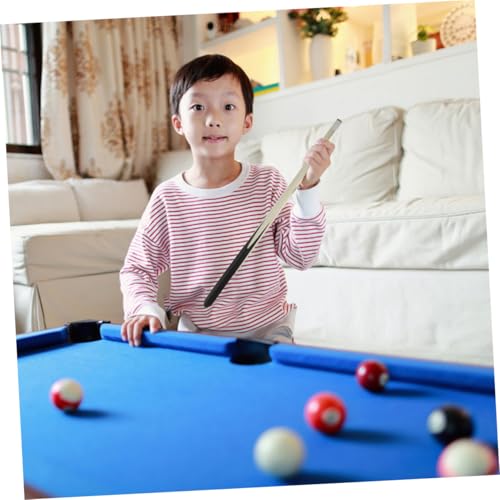 VICASKY 48cm Mini Pool Stick Set for Kids 4pc Billiard Cue Sticks Wooden Pool Cues Anti-Skid Grip for Children’s Game Room