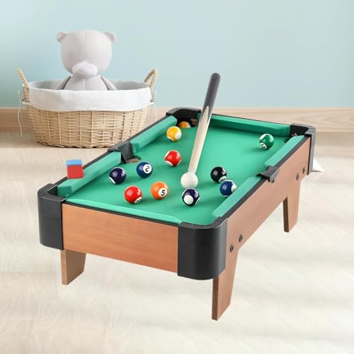 kowaku Mini Pool Table Game Tabletop Pool Table Toy,Portable,Indoor Game Toy,Tabletop Billiards Game for Family Parent Child