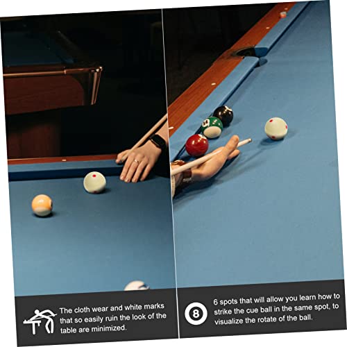 Regulation Billiard Cue Ball Dots for Training Design for Skill Improvement for Game Rooms and Billiard Practice