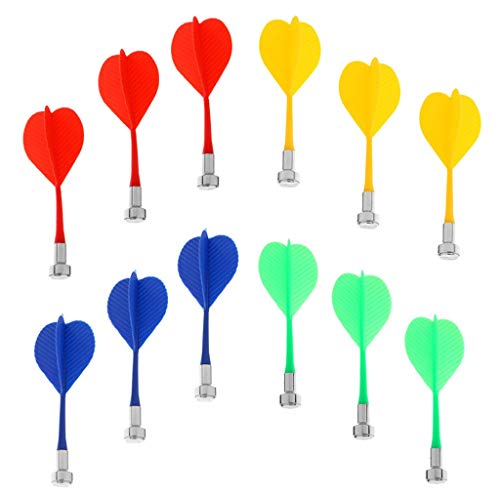 12 Pieces/Pack Safety Replacement Magnetic Darts Mix Color