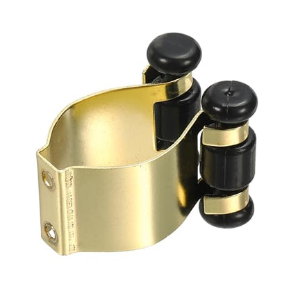 PATIKIL Metal Pool Cue Clips, 2 Pack Billiard Stick Clips Billiard Stick Rack Replacement Clip Wall Mount Cue Holder Clips, Gold Tone - color: Gold