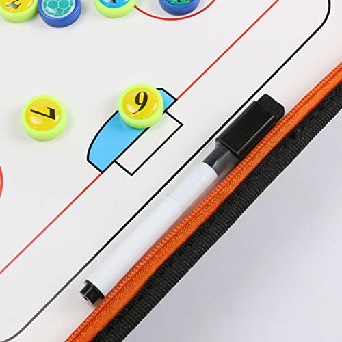 Joyeee Ice Hockey Tactics Board for Kids & Adults, Magnetic Coaching Board, Ice Hockey Equipment for Men, Boys and Ice Hockey Enthusiast, Christmas Ice Hockey Gifts for Men Father - color: #02 Folding Ice Hockey Board