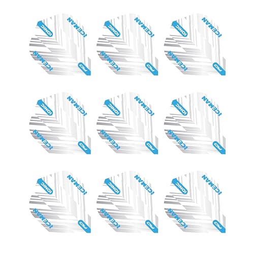 RED DRAGON Hardcore Players Dart Flights - 3 Sets Per Pack (9 Dart Flights in Total) - color: Ionic White and Blue