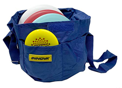 Innova Disc Golf Starter Set with Bag – Disc Golf Set for Beginners with Disc Golf Driver, Mid-Range, Disc Golf Putter and Mini Marker (Colors Will Vary)