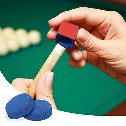 Vefungyan Billiard Pool Cue Repair Kit: 2 Pool Cue Tip Clamp 20 Billiard Cue Tips 4 Shaper 5 Chalk Cubes 5 Pool Cue Repairers 2 Planers - color: 40pcs cue tips 13mm