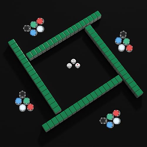 GSE Games & Sports Expert 32 x 32 Inches Rubber Anti-Slip Playmat, Mahjong, Dominoes, Poker Cards and Board Games Tabletop Cover Mat with Carrying Bag (Black) - color: Black, size: 1-Pack