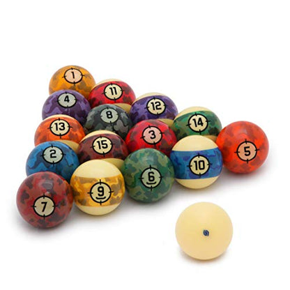 Aramith Camouflage Billiard Pool Ball Set 2 1/4"