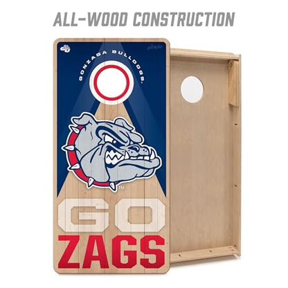 YouTheFan NCAA 2' x 4' Slogan Series Professional Wood Cornhole Game - color: Gonzaga Bulldogs