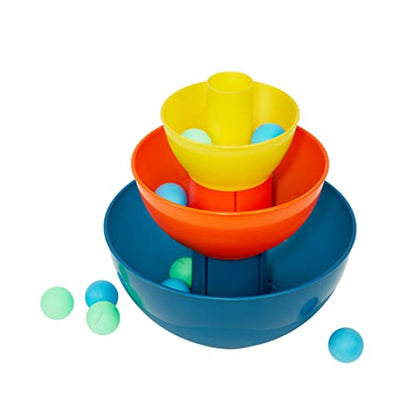 Little Kids Ballz'n | The Fast Paced Pong Ball Bouncing Trick Shots Game for Tipsy Adults and Family Night Fun Board Floor Party Adult Portable Easy Storage 2-6 Players
