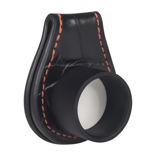 LAKE OF FIRE Pool Chalk Holder – Magnetic Leather Pocket Clip Design – Ideal Accessory for Snooker & Billiards - style: Round