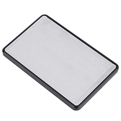 Pool Cue Tip Shaper, Lightweight Aluminum 2-in-1 Billiards Tool for Shaping and Polishing Cue Tips, 9x5.7x0.5 cm, Essential Cue Maintenance Accessory for Snooker and Pool Players