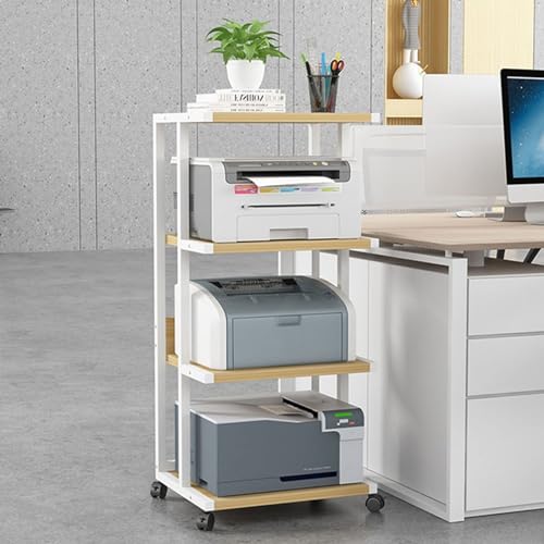 AV Media Cabinet Stand Component Cabinet 4 Tiers, Gaming TV Cabinet and Stereo Rack, CD Player Stand, for Home/Office/Audio Video/DJ/Theater (Color : Style-2, Size : 50x40x108cm) - color: Style-2