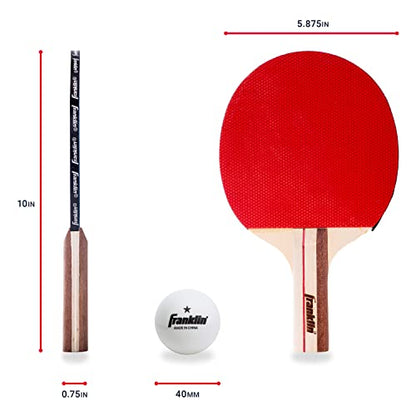 Franklin Sports Ping Pong Paddle Set with Balls - 2 Player & 4 Player Table Tennis Paddle Kit - Full Ping Pong Starter Kit - size: One Size, style: 4 Player Set