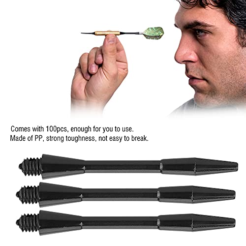 Topyond 100PCS Dart Nylon Shafts, 50mm Sturdy Dart Shafts, Plastic PP Nylon Dart Shafts, Indoor Sports Accessories, Replacement Plastic Dart Shaft