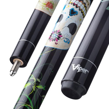 Viper by GLD Products Underground 58" Pool Cue - color: Dia de los Muertos, size: 20 Ounce