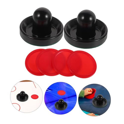 POPETPOP Air Hockey Game Paddles Set Hockey Table Game and Pucks for Boys and Girls Puck