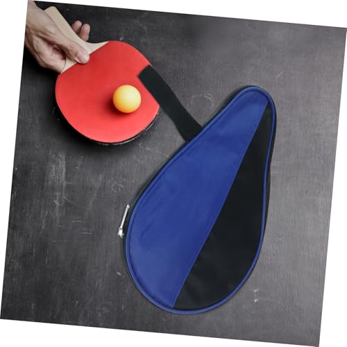 Happyyami Portable Table Tennis Paddle Cover Bag Durable Storage Case for Paddle Balls Compact Organizer for Players Use