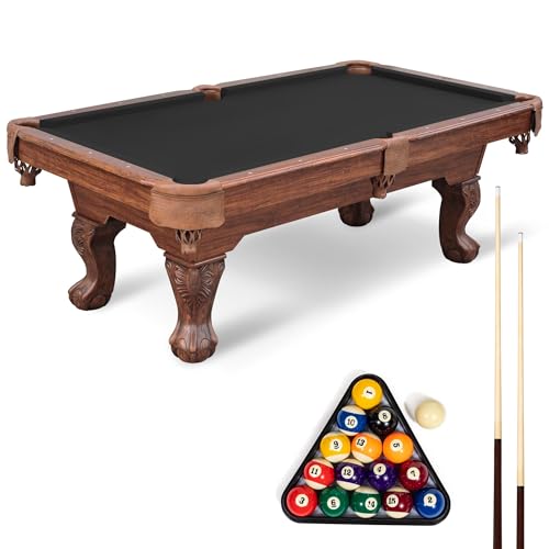 EastPoint Sports Masterton 2.0 Billiard Bar-Size Pool Table 87 Inch - Perfect for Family Game Room - color: Black